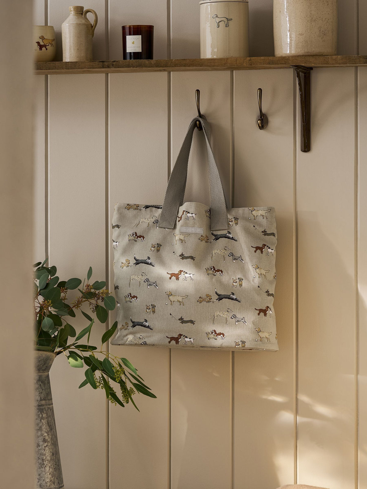 Sophie Allport doggy daycare everyday bag natural stone (British brand)