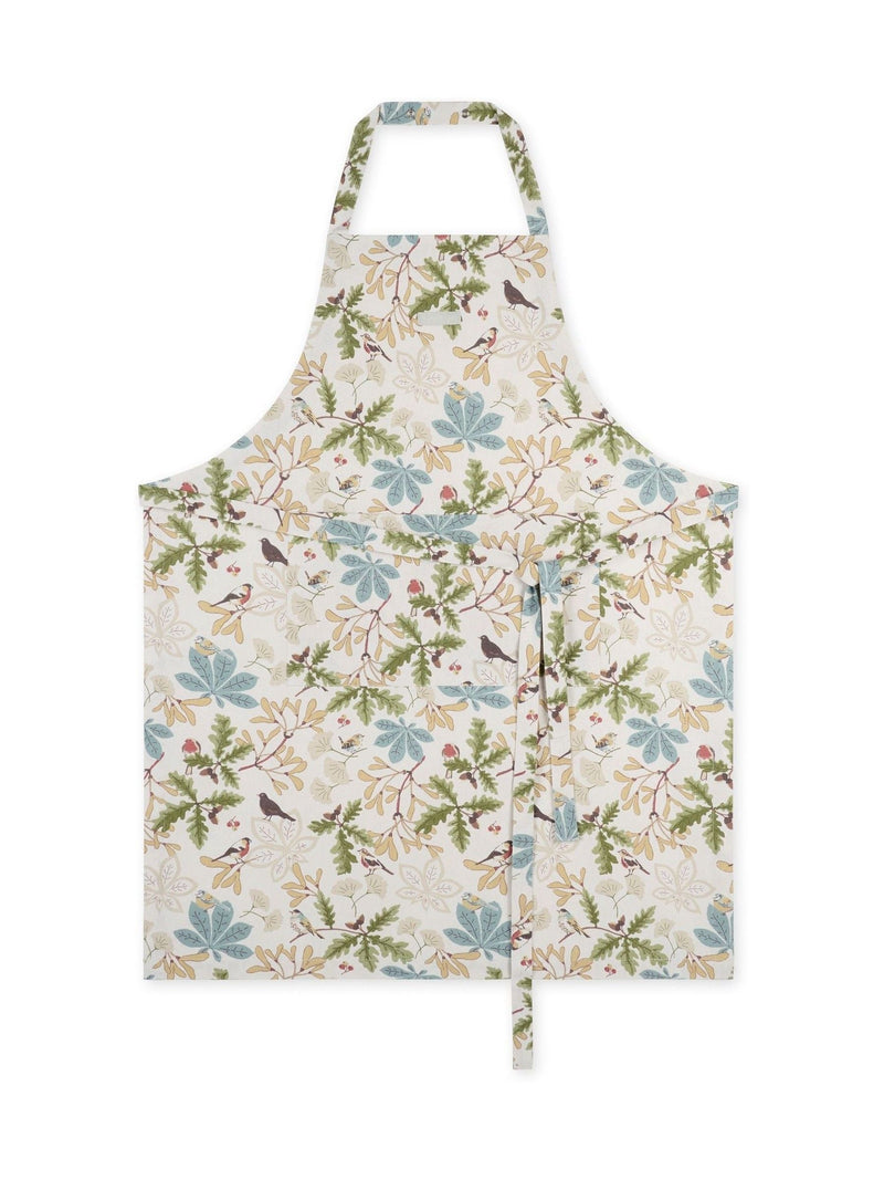 Sophie Allport cream orchard birds apron, imported from the UK