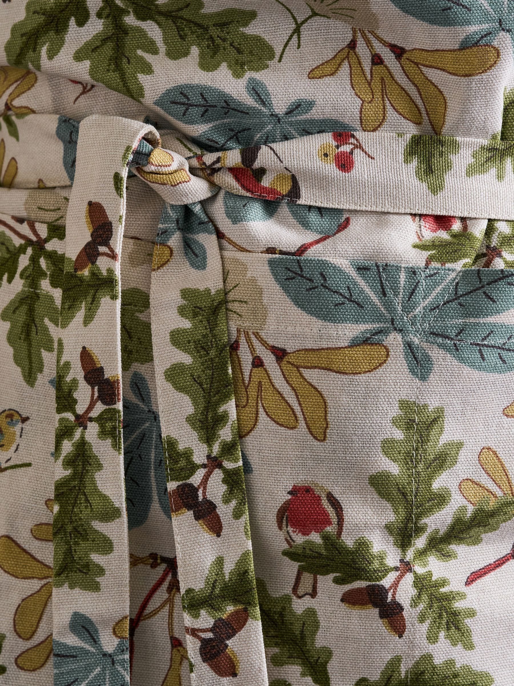 Sophie Allport cream orchard birds apron, imported from the UK