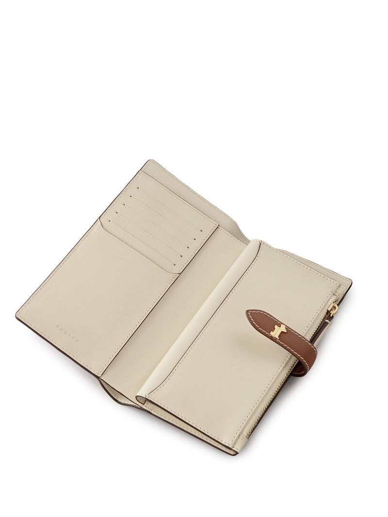 Radley White Willis Street Stripe leather wallet, UK version