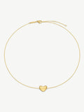D.LOUISE gold tone bubble heart single necklace (British brand)