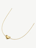 D.LOUISE gold tone bubble heart single necklace (British brand)