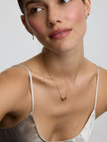 D.LOUISE gold tone bubble heart single necklace (British brand)