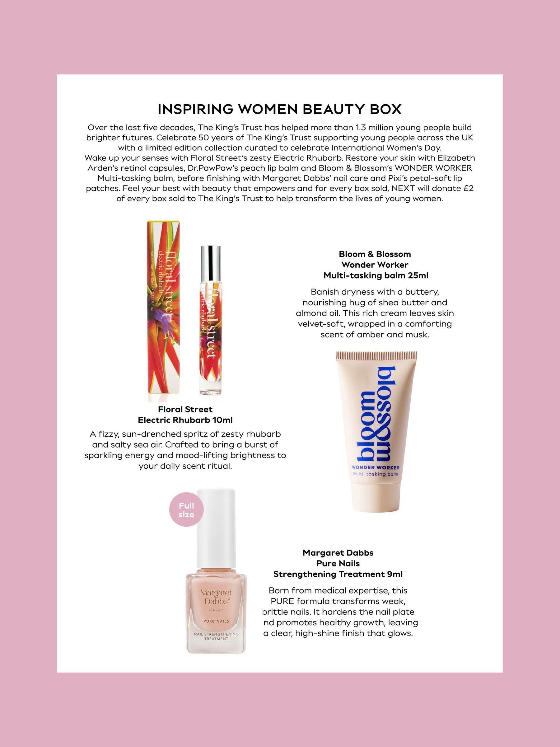 Next Inspiring Women Beauty Box limited edition set (British brand)