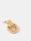 Mint Velvet gold tone hoop earrings, imported from the UK