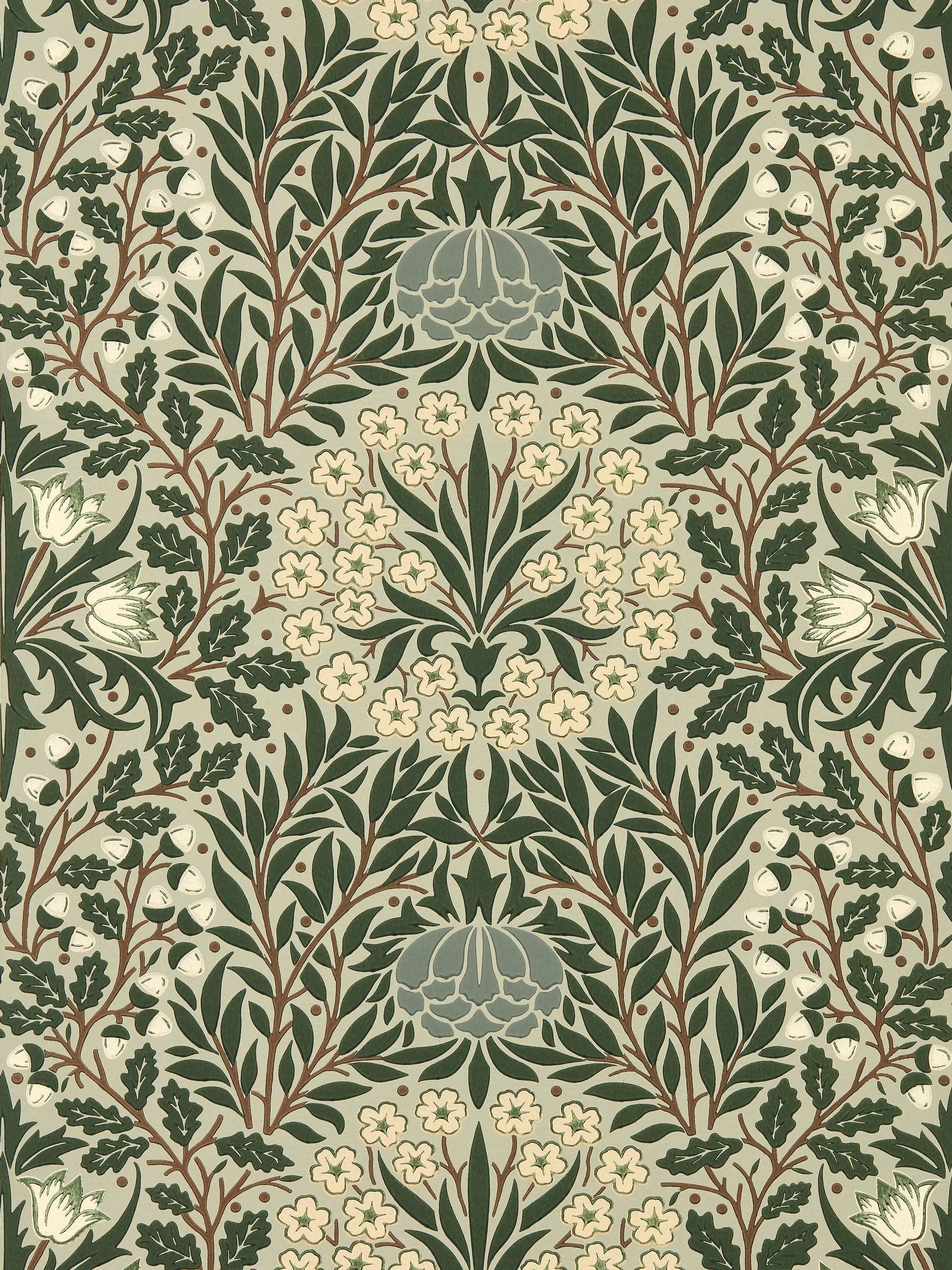 Morris & Co Daisy & Oak wallpaper 10m (British brand)