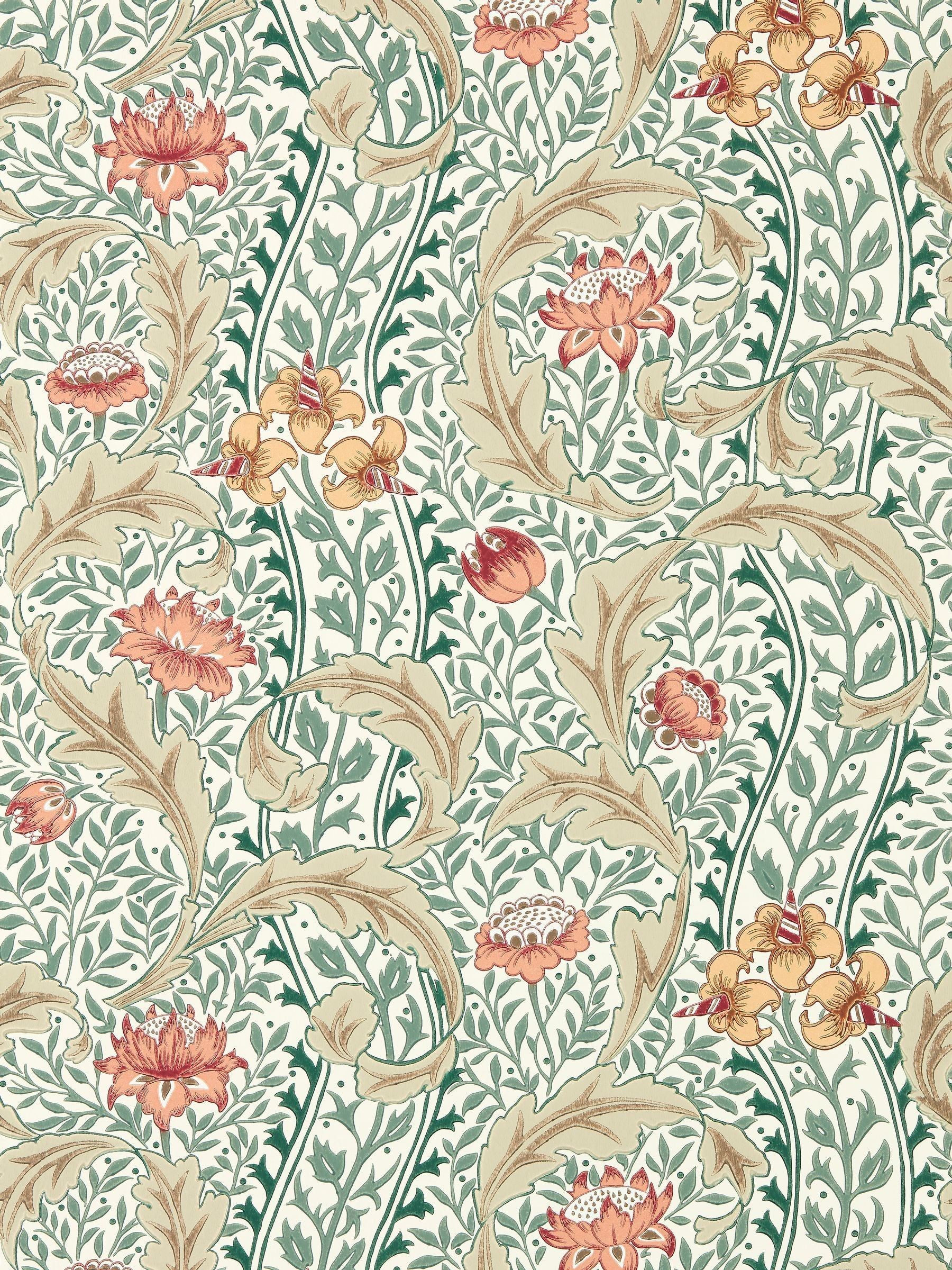 Morris & Co Wild Tulip & Vine wallpaper 10m - British product