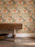 Morris & Co MadderForest Cornflower Unfinished Works Wallpaper