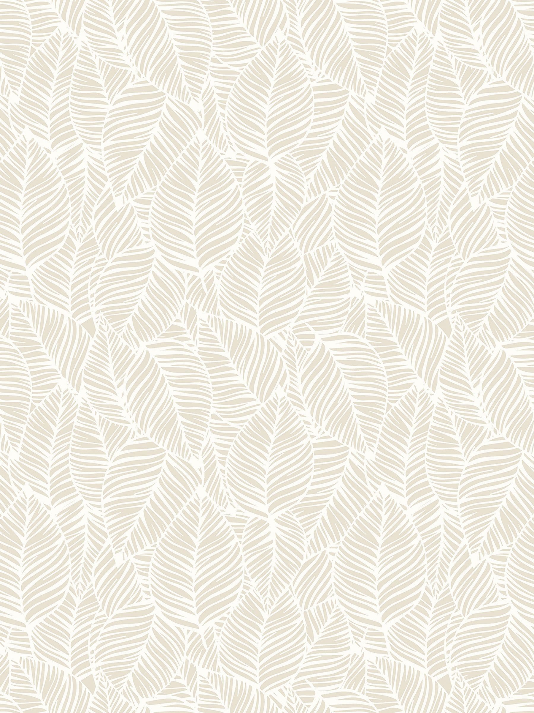 Hoopla Walls Linen Zebra Leaf wallpaper 10M, imported from the UK