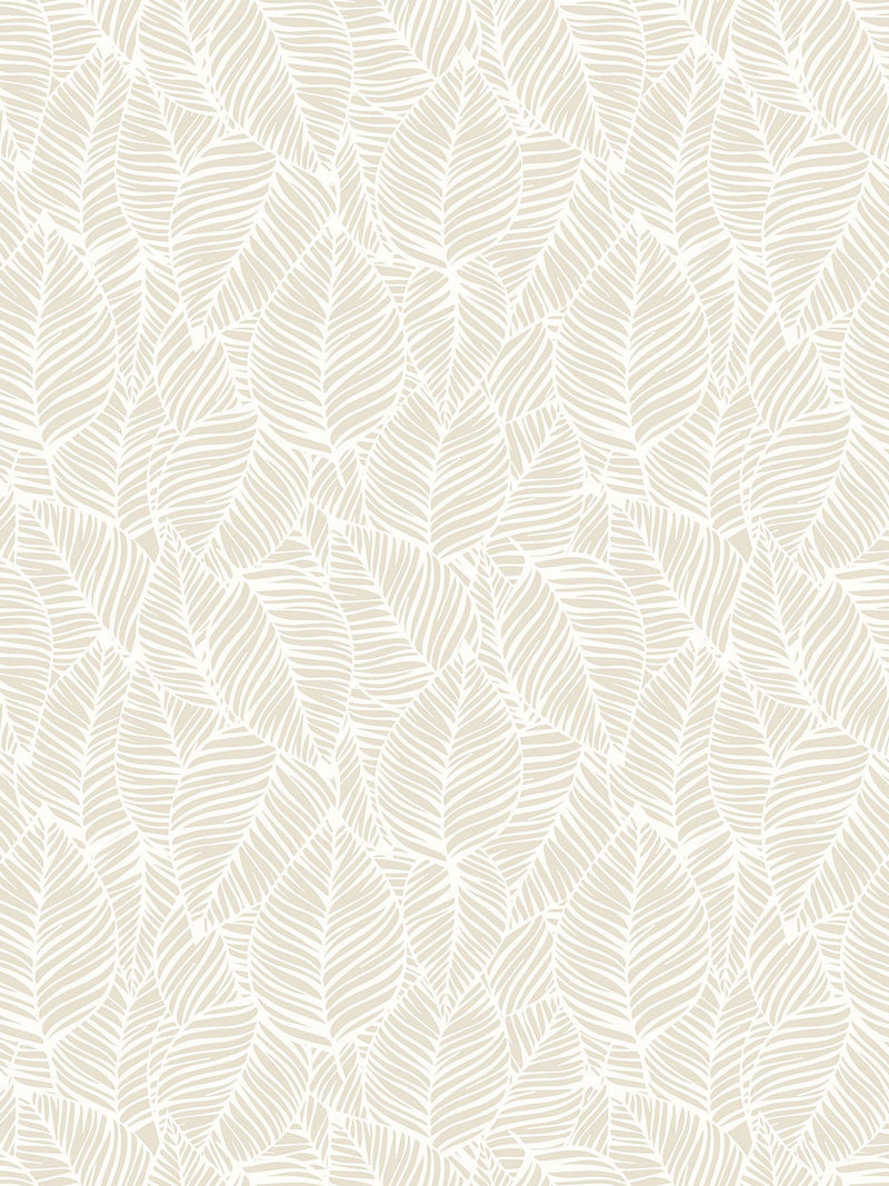 Hoopla Walls Linen Zebra Leaf wallpaper 10M, imported from the UK