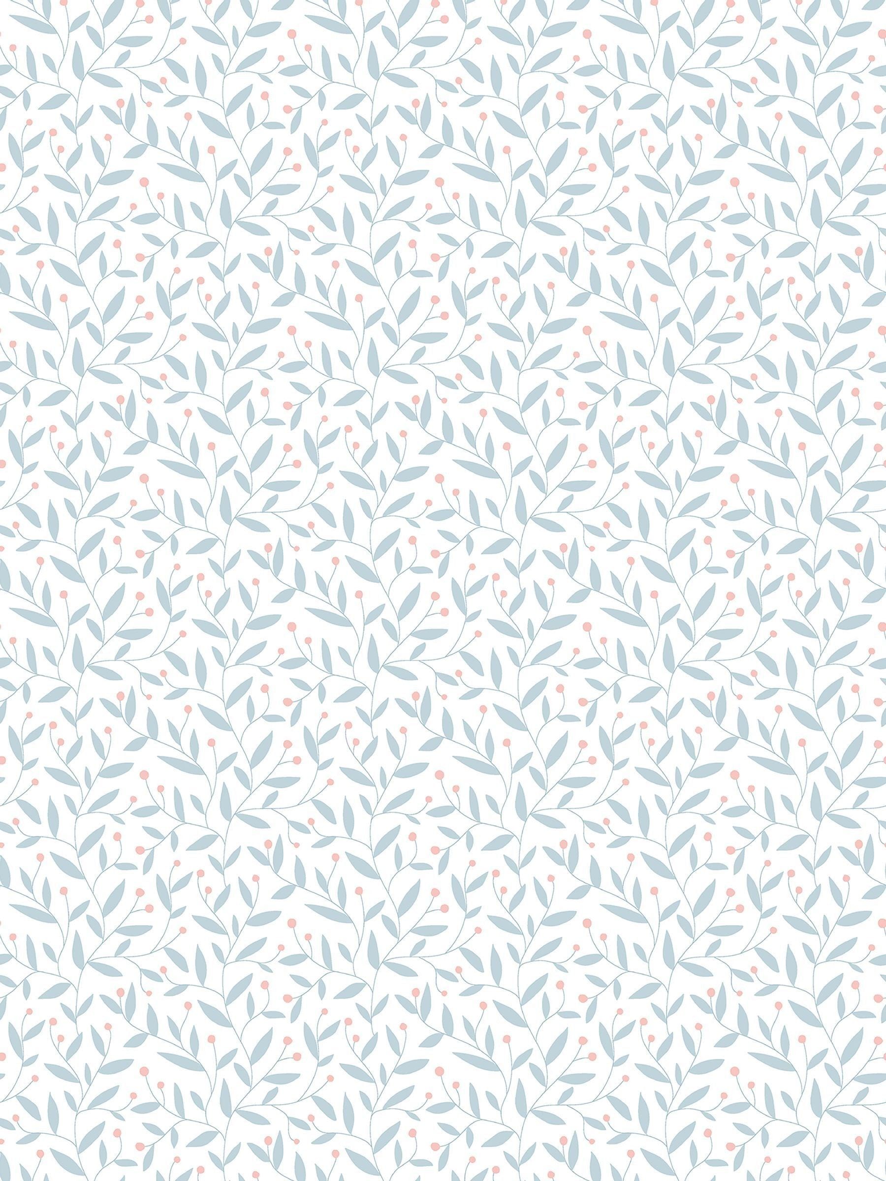Hoopla Walls Wedgewood Dotty Vine 10M Wallpaper