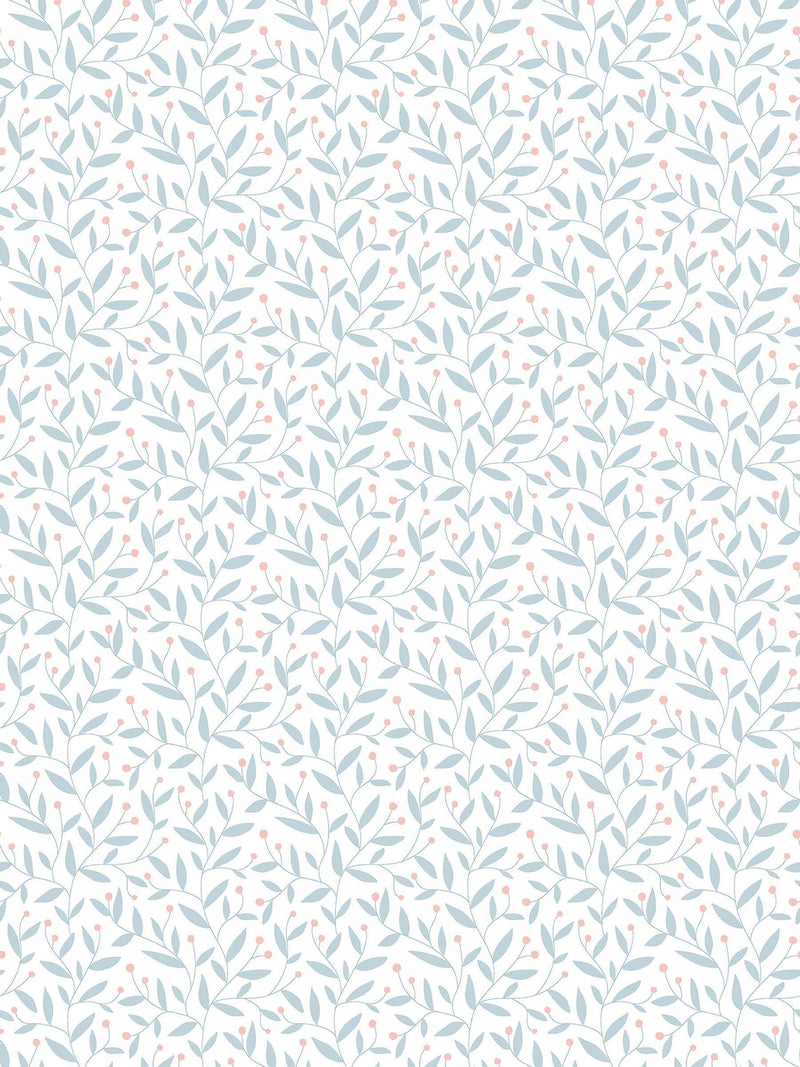 Hoopla Walls Wedgewood Dotty Vine 10M Wallpaper