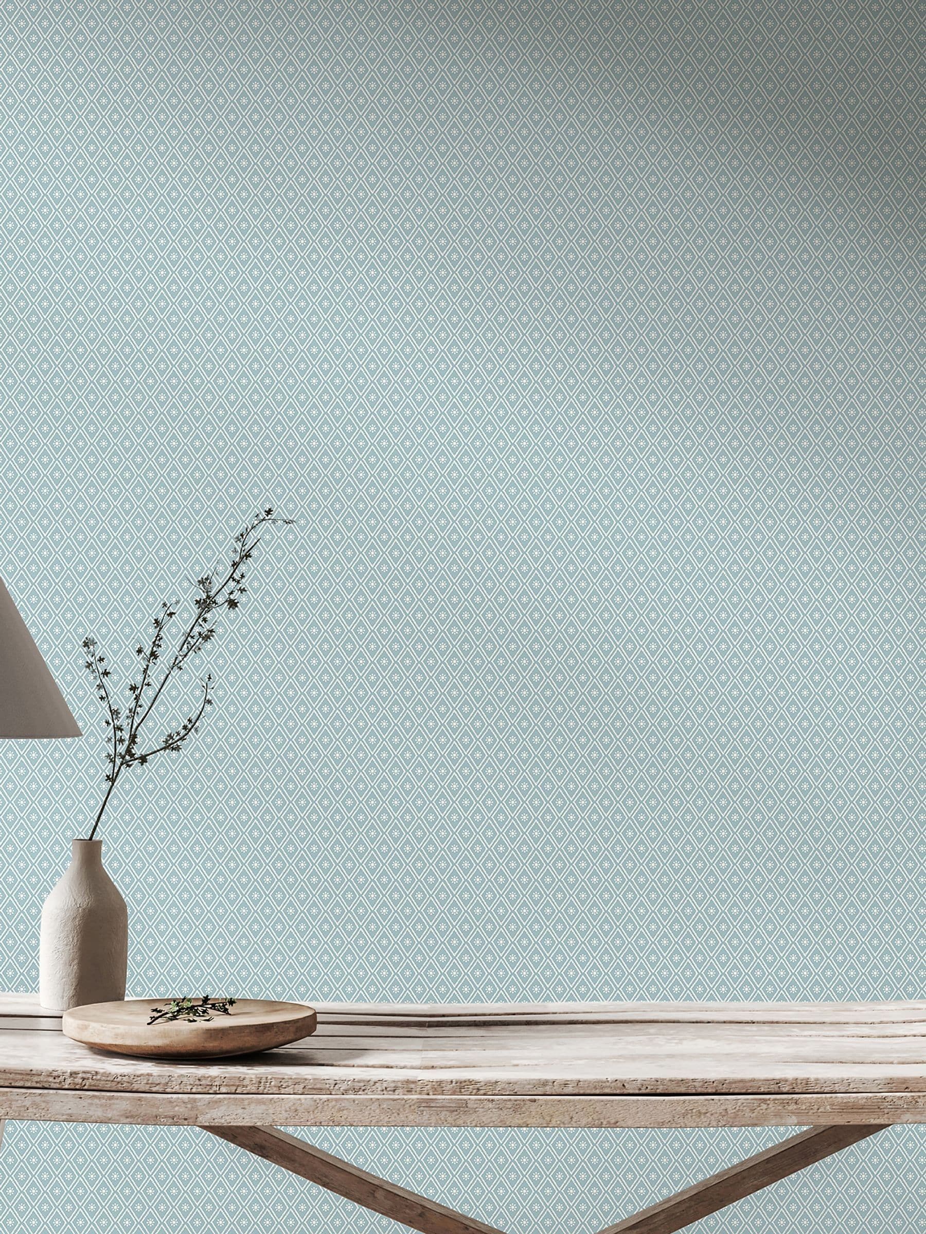 Hoopla Walls Ditsy Diamond Blush wallpaper 10m - British product