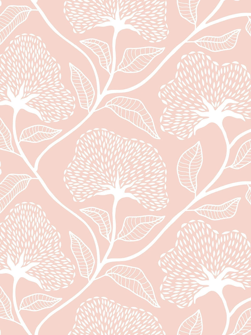Hoopla Walls Rose Blush wallpaper 10M, imported from the UK