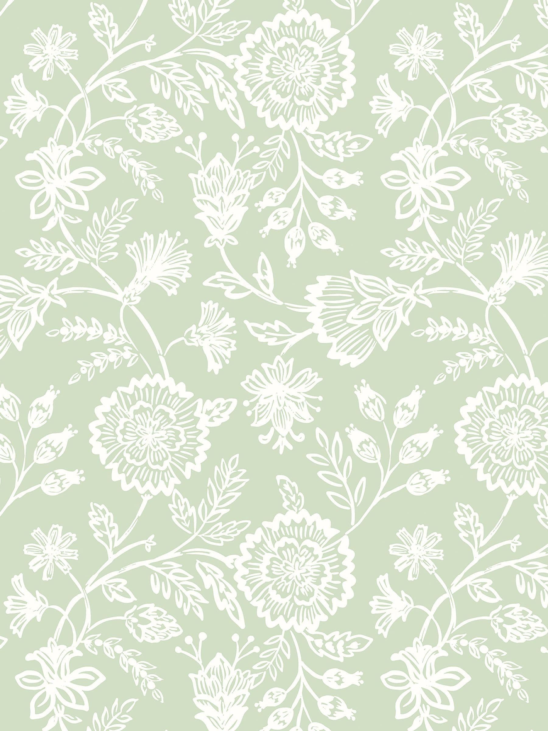 Hoopla Walls Pear Evelyn Trail Bone 10M Wallpaper