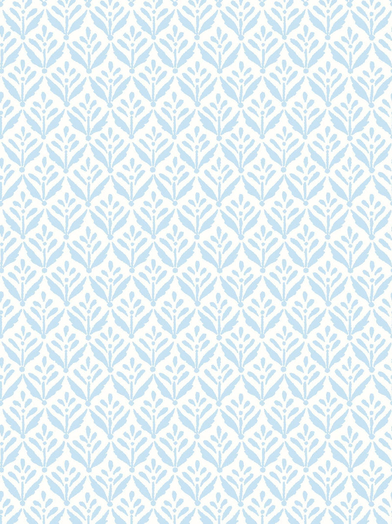Hoopla Walls Sky Mini Leaf wallpaper 10m x 50cm, imported from the UK