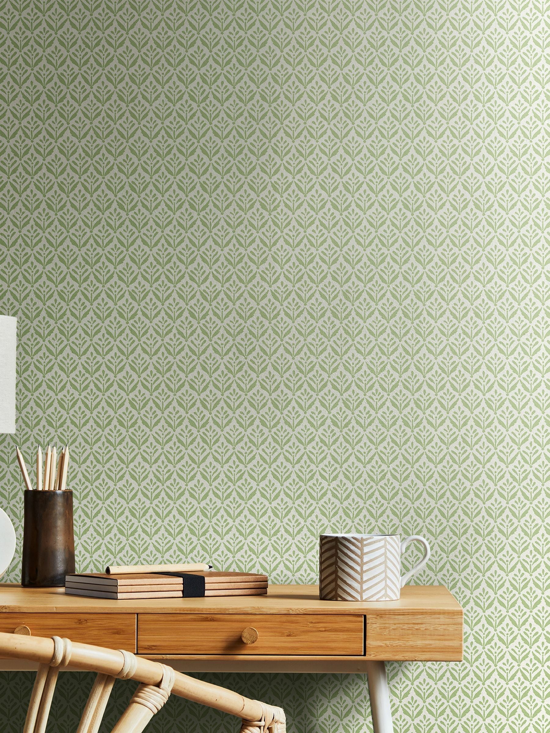 Hoopla Walls Sky Mini Leaf Sky Wallpaper 10m x 50cm