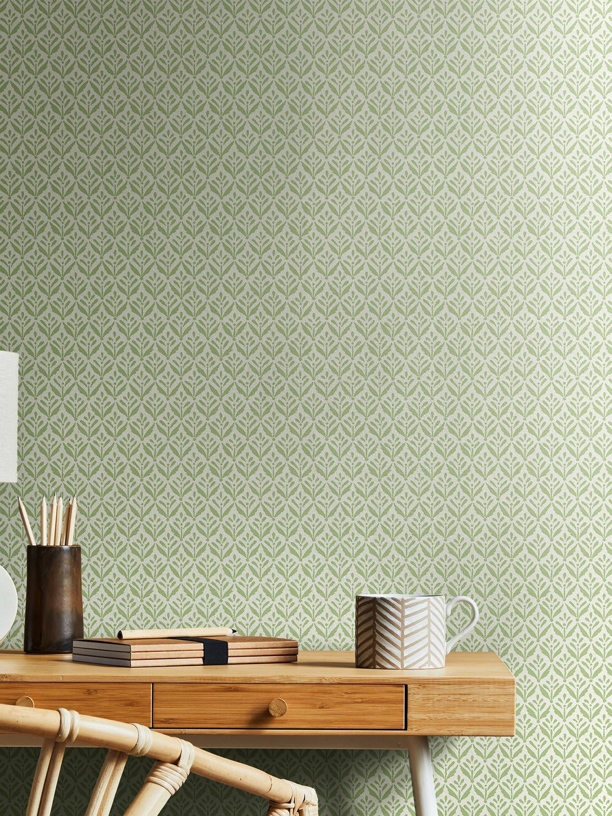 Hoopla Walls Sky Mini Leaf Sky Wallpaper 10m x 50cm