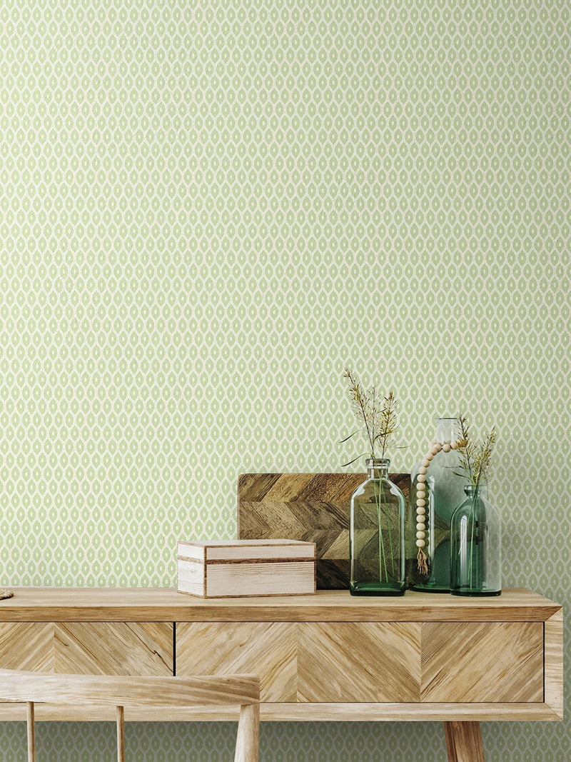 Hoopla Walls Apple Tiny Ogee wallpaper 10m roll, UK version