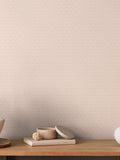 Hoopla Walls Denim Mix Ditsy Diamond Blush Wallpaper 10m x 50cm