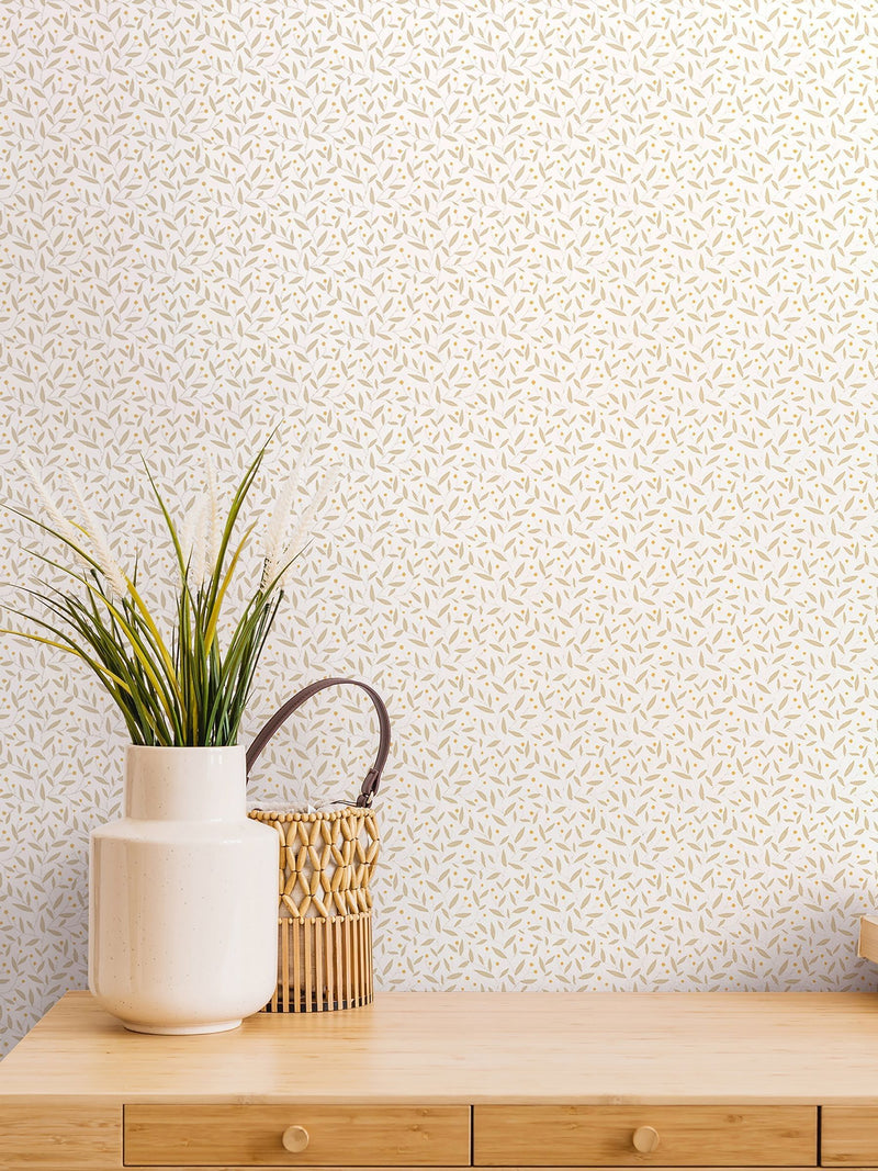 Hoopla Walls Stone Dotty Vine 10M Wallpaper