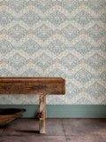 Morris & Co SlateMadder Norbury Unfinished Works Wallpaper 10M