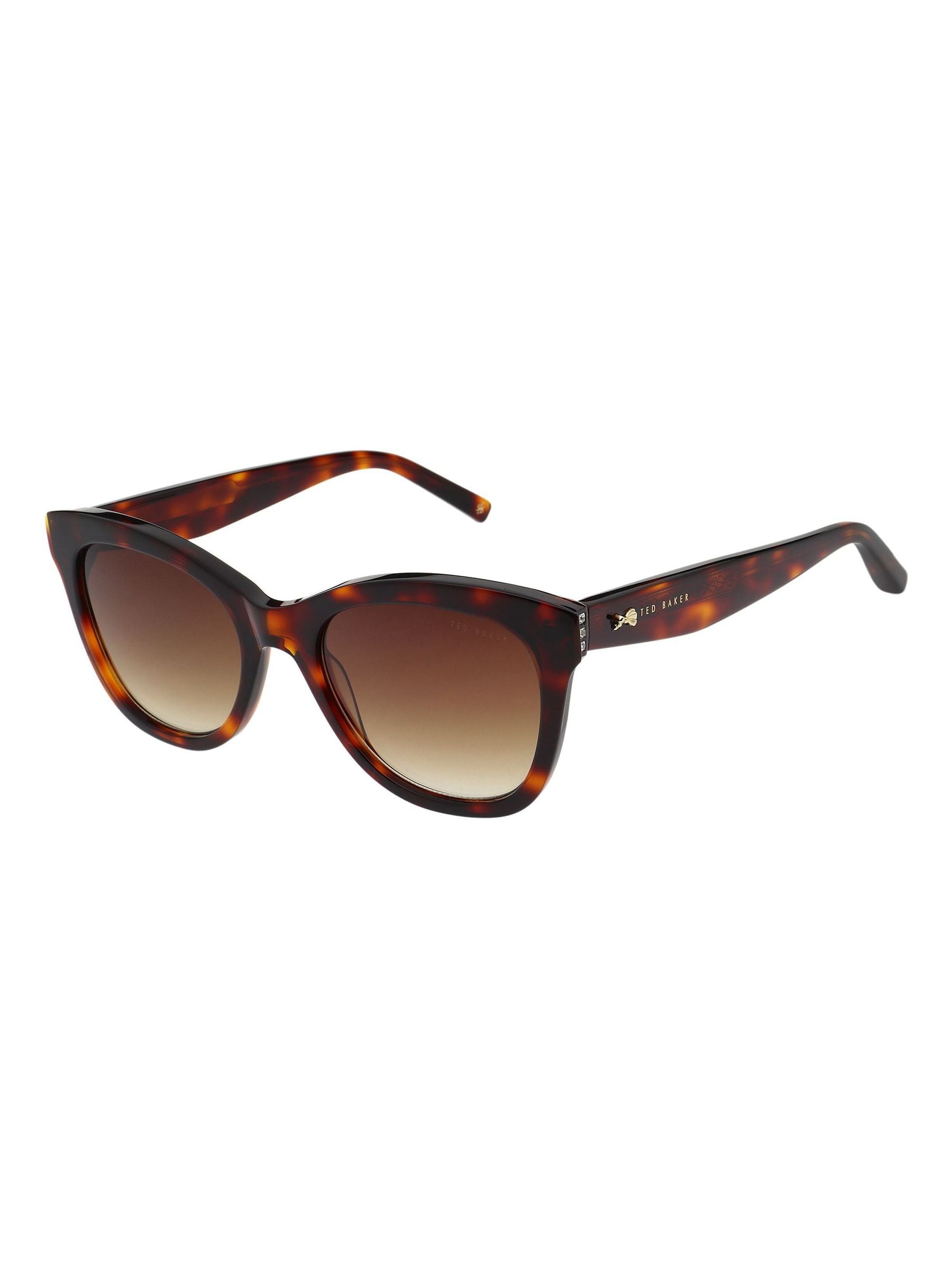 Ted Baker brown/red tortoiseshell Ariela 1808 sunglasses (British brand)
