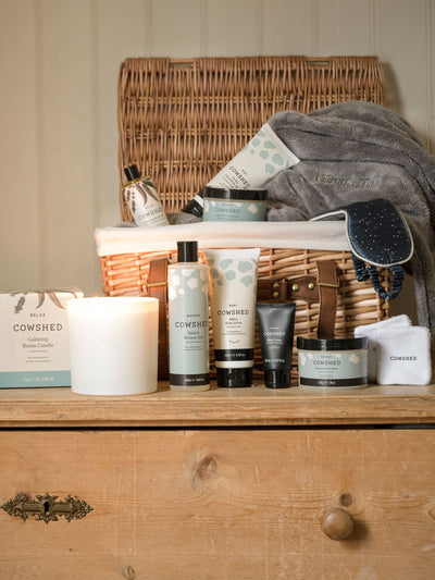 Next Cowshed Mother & Baby Wicker Hamper- Buy online at McGrocer