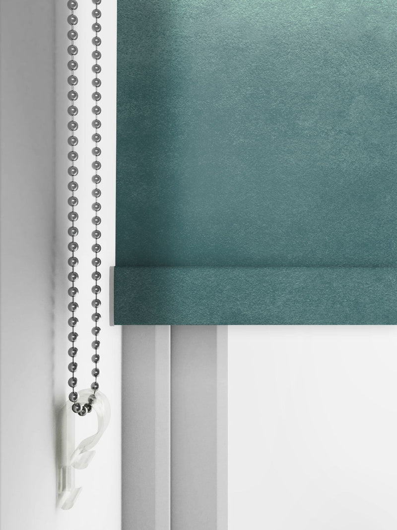 Bluebellgray Teal Ombre made-to-measure roller blind (British brand)