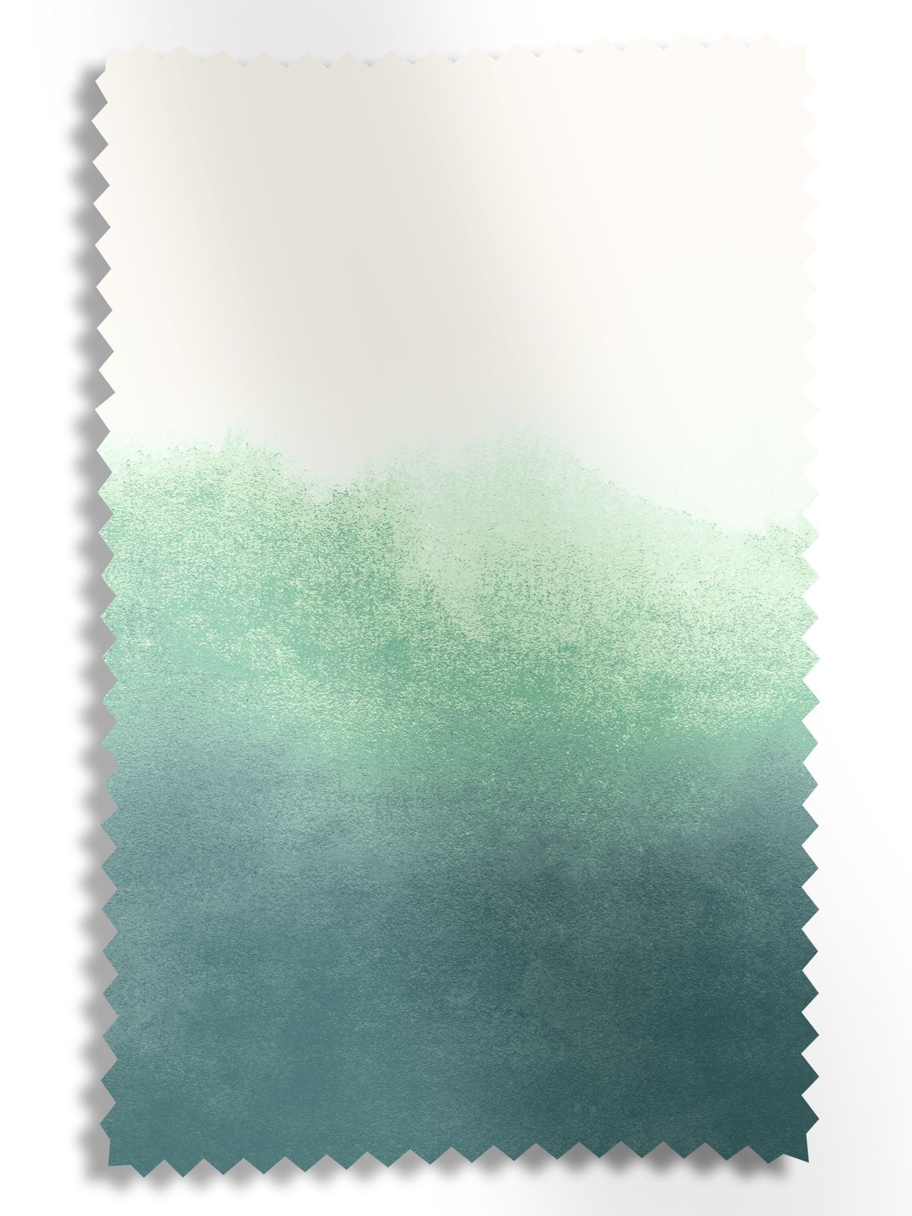 Bluebellgray Teal Ombre made-to-measure roller blind (British brand)