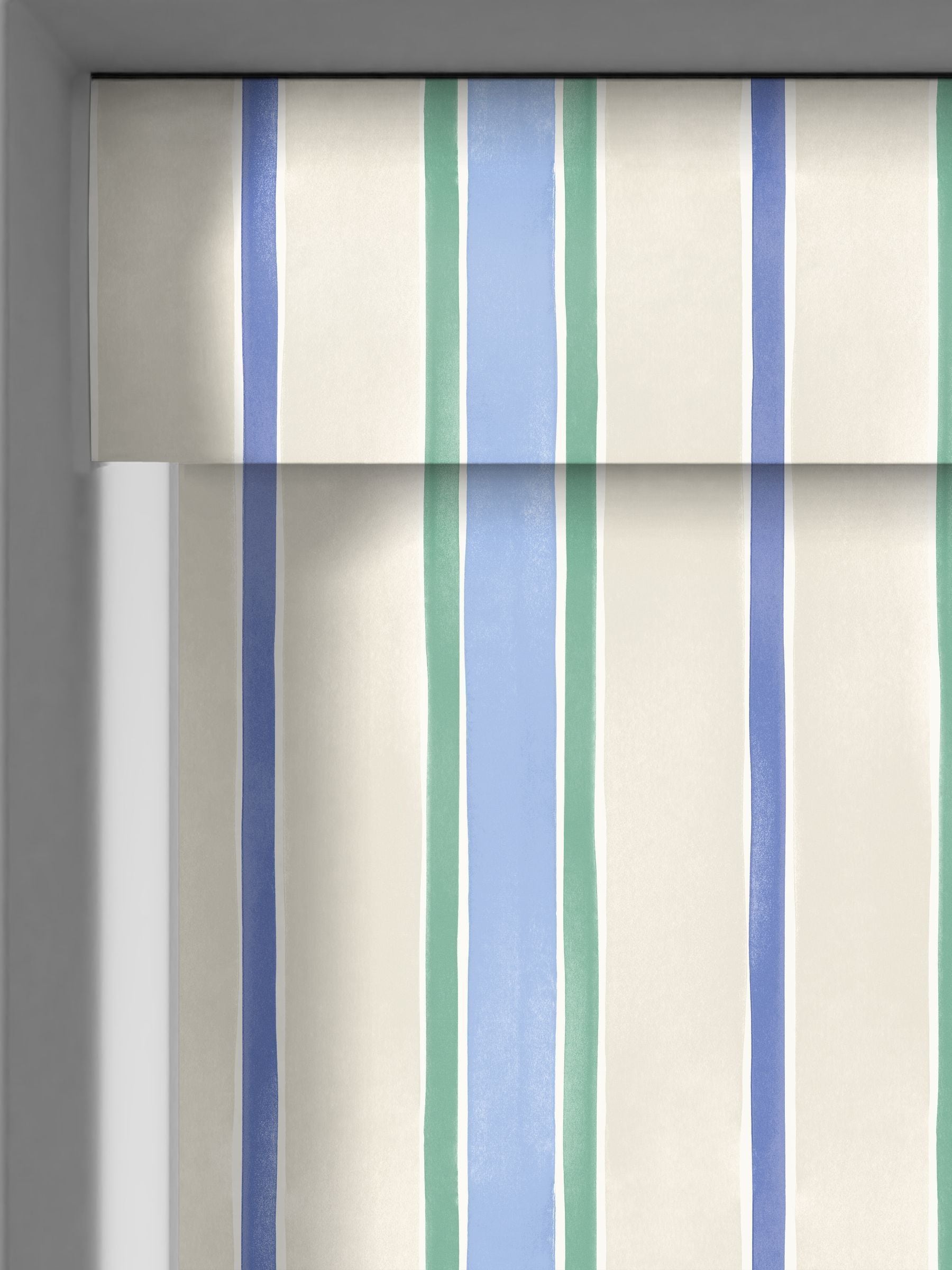 Bluebellgray Atlantic Seaside Stripe roller blind, UK version