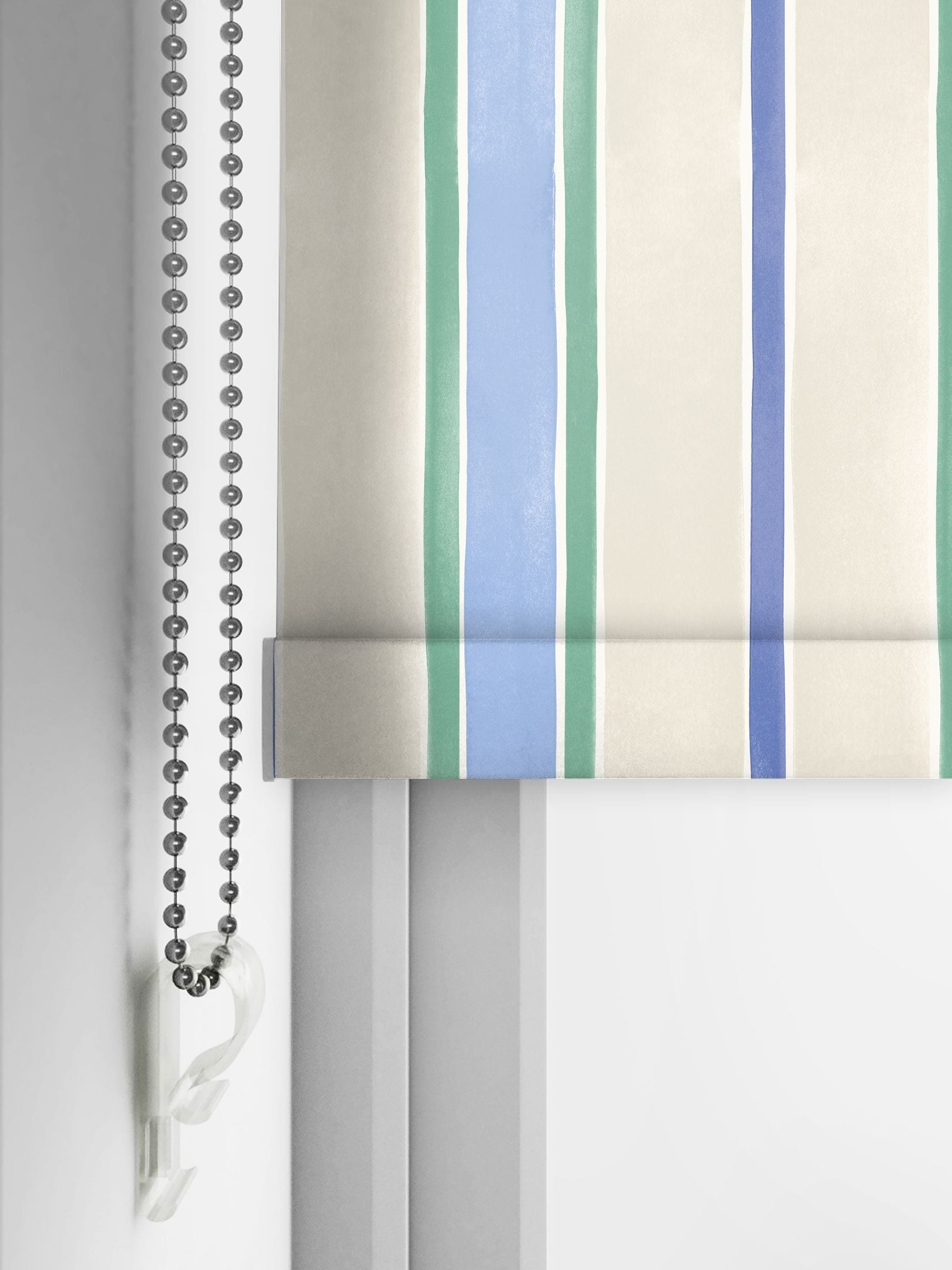 Bluebellgray Atlantic Seaside Stripe roller blind, UK version