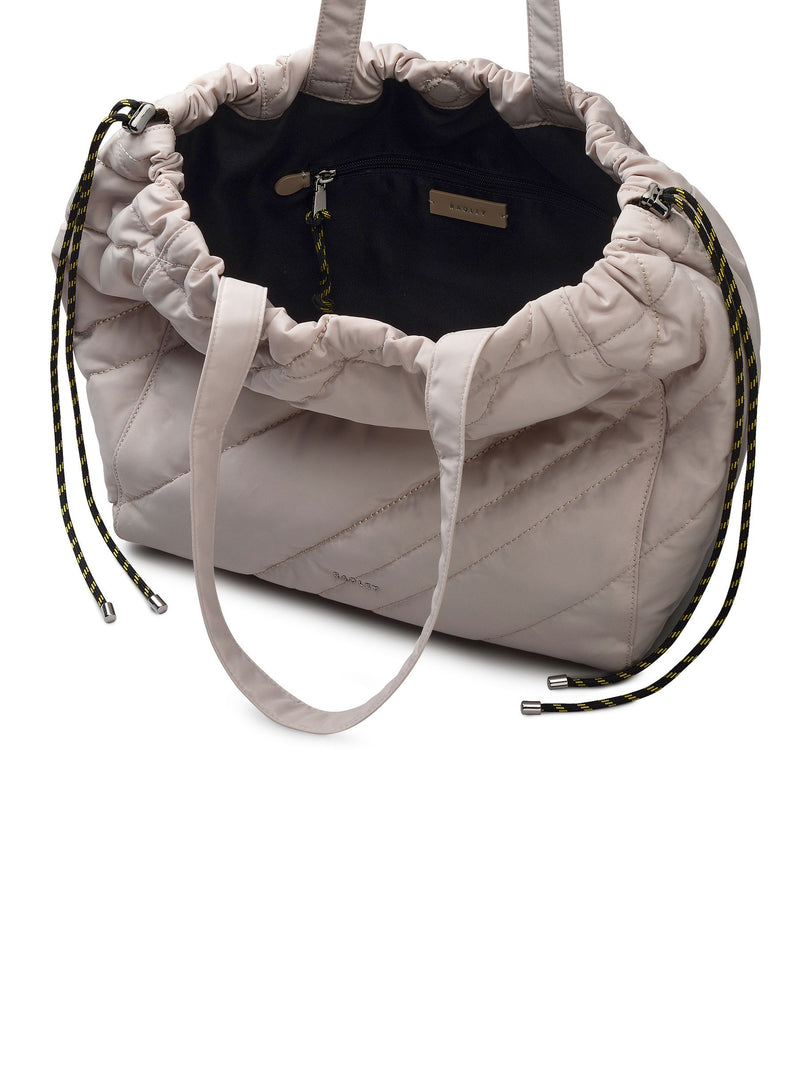 Radley Grey Eden Row Tote Bag in nylon, imported from the UK