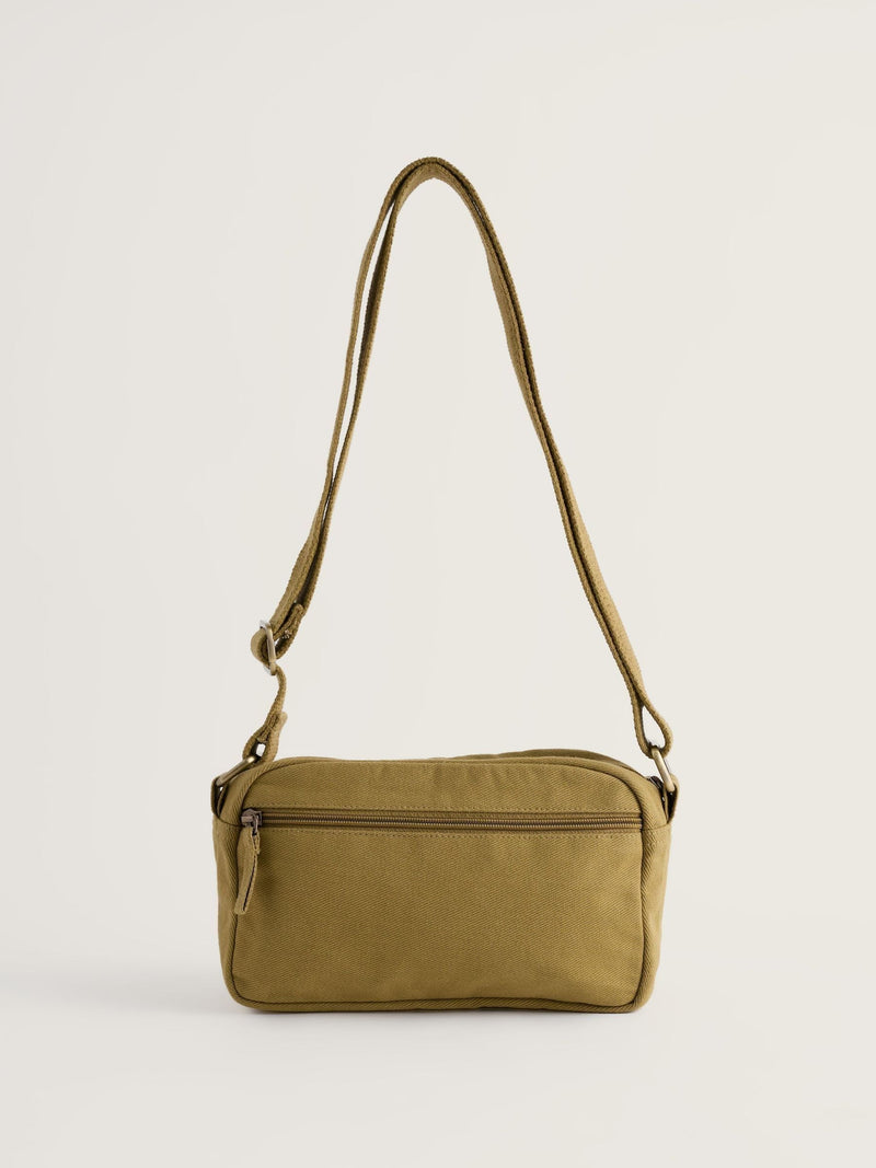 Seasalt Cornwall green Melder cross-body bag cotton UK version