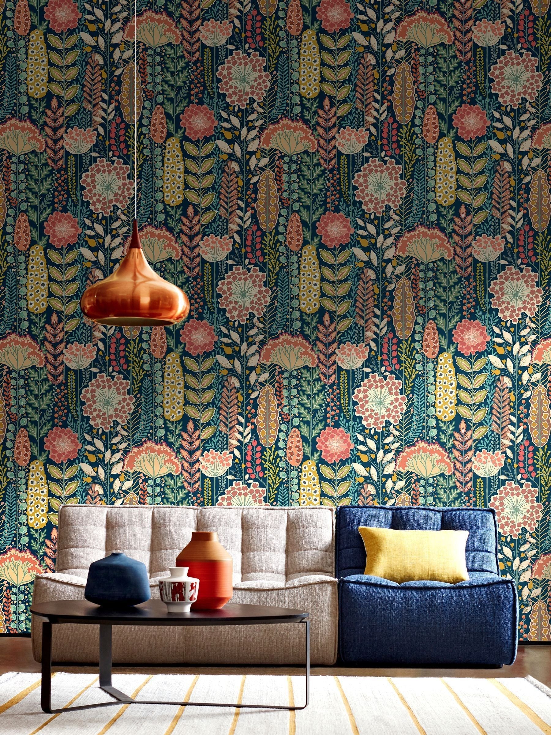 Ohpopsi Pistachio Mix Seedheads Wallpaper 10m