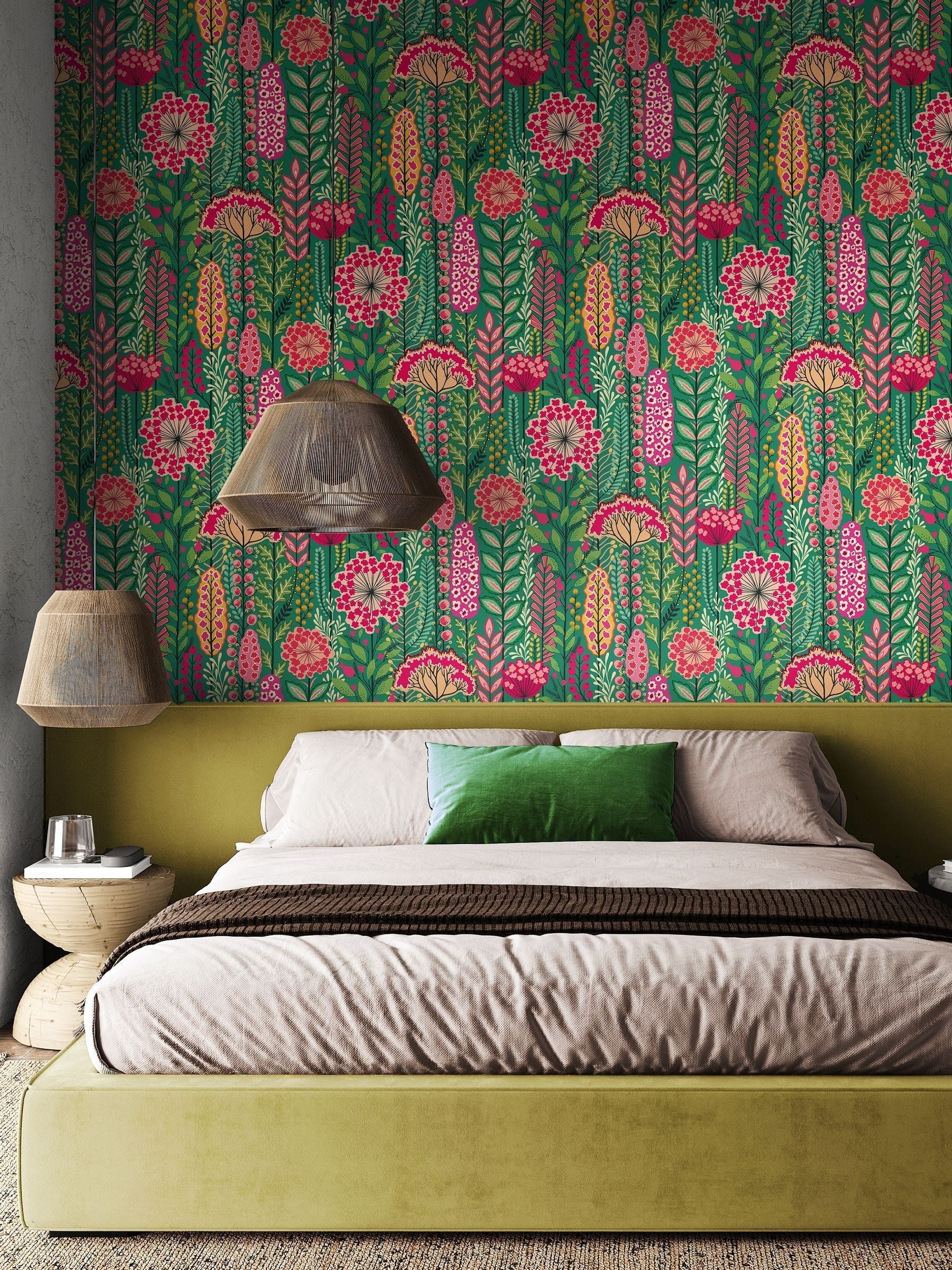 Ohpopsi Pistachio Mix Seedheads Wallpaper 10m