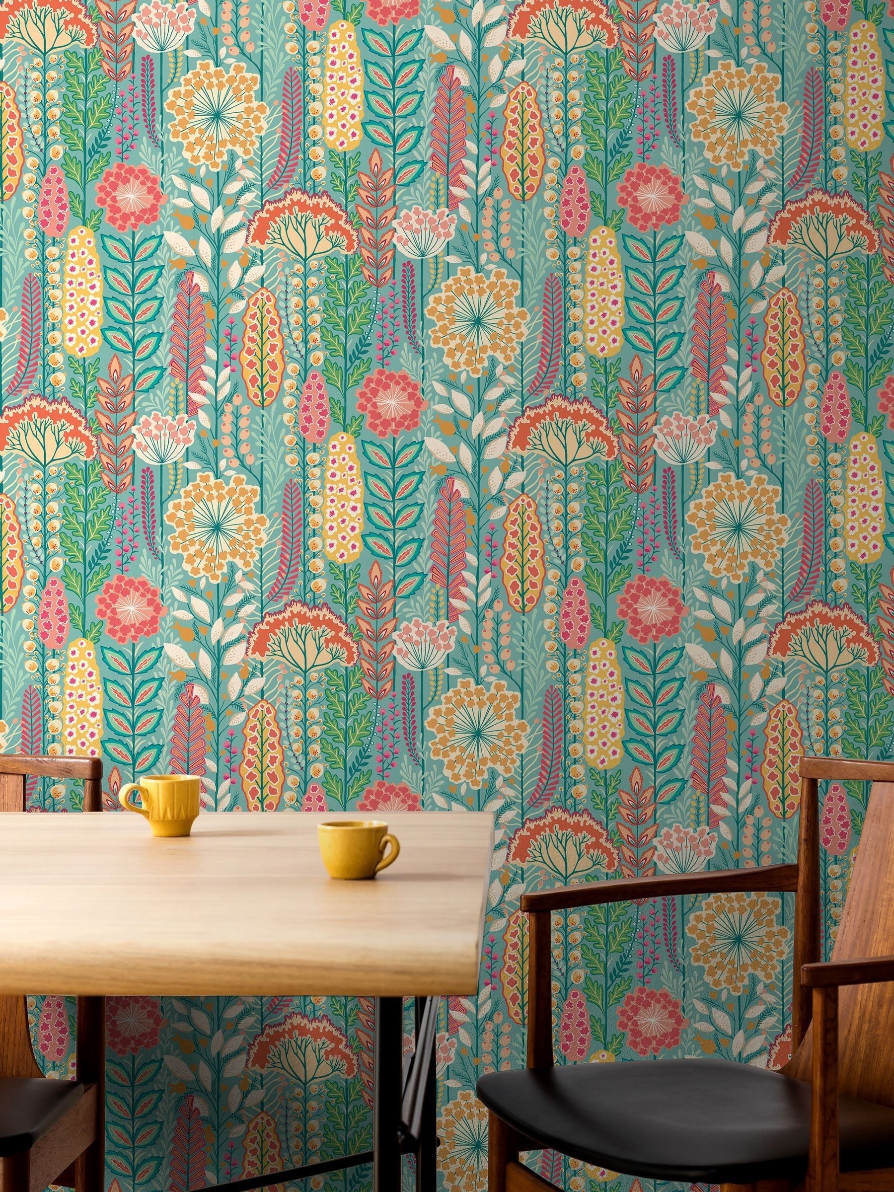 Ohpopsi Pistachio Mix Seedheads Wallpaper 10m