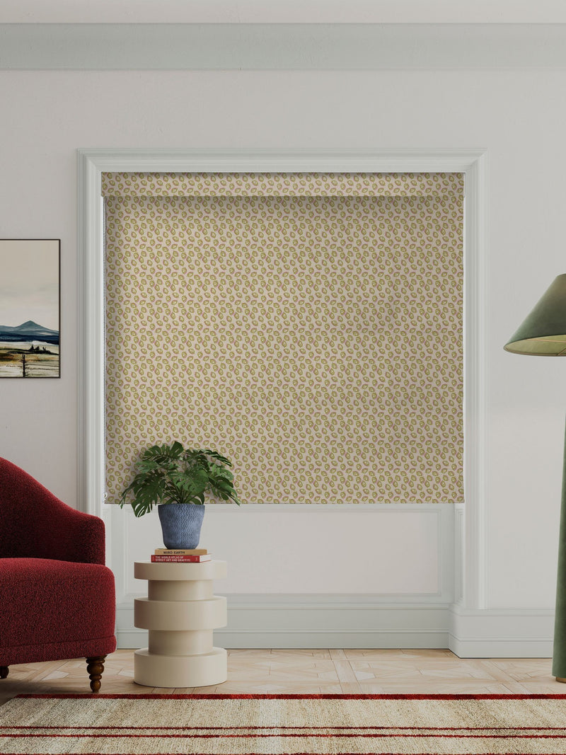 Land & Shore Seedling roman blind yellow (British brand)