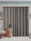Land & Shore blue red block print curtain - British product