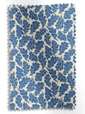 Land & Shore blue oak leaf roman blind, imported from the UK