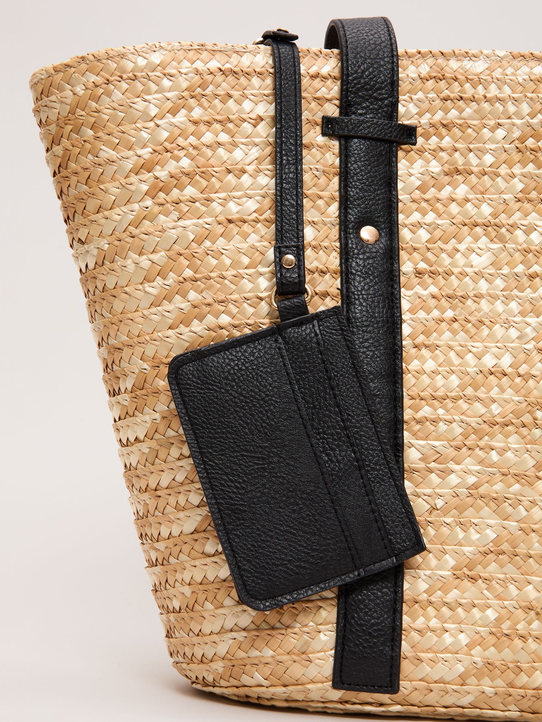 Phase Eight natural straw shopper bag 45x30cm (British brand)