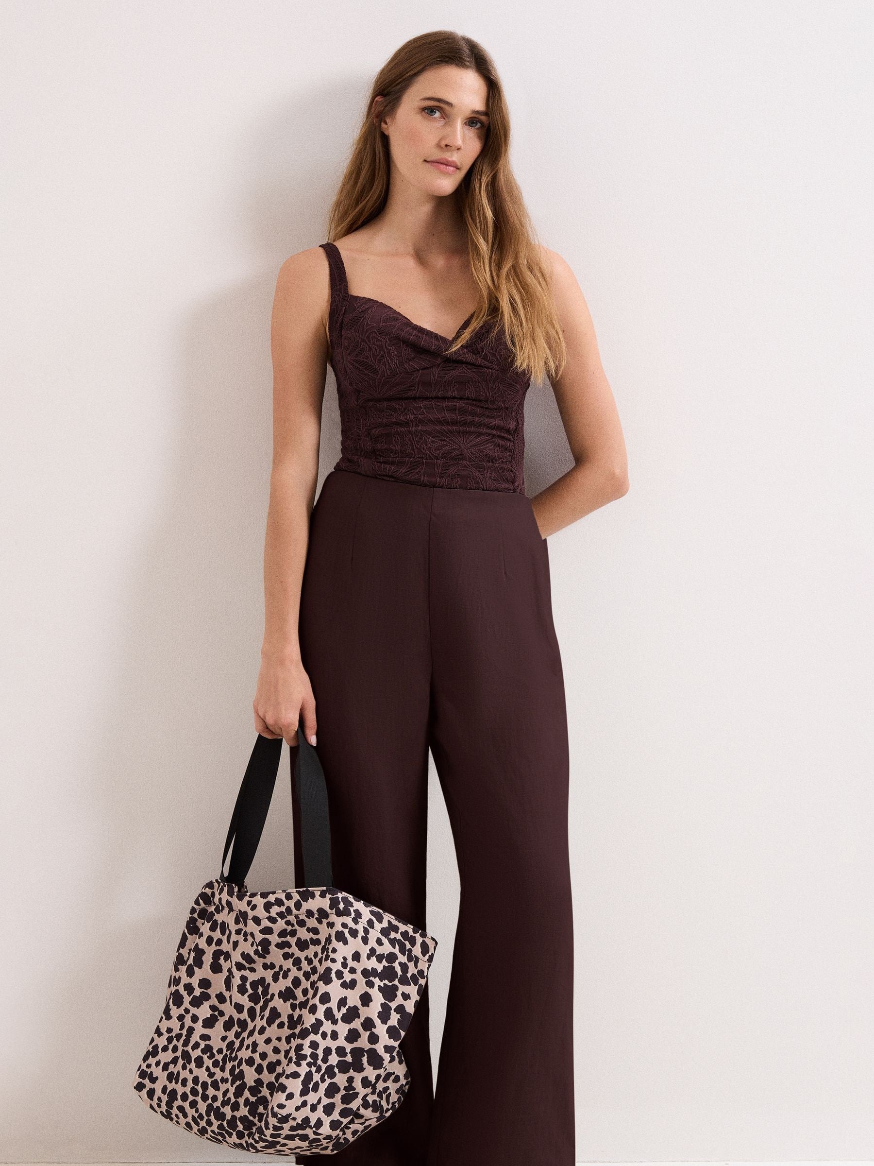 Phase Eight leopard print beach bag 60cm (British brand)