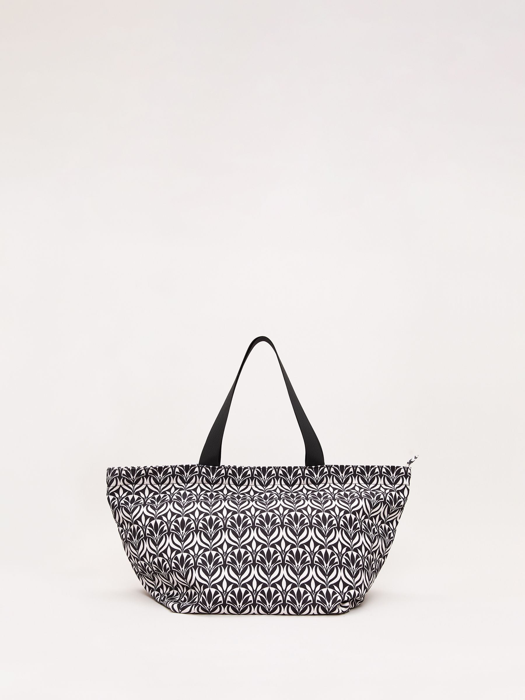 Phase Eight black printed large beach bag, imported from the UK