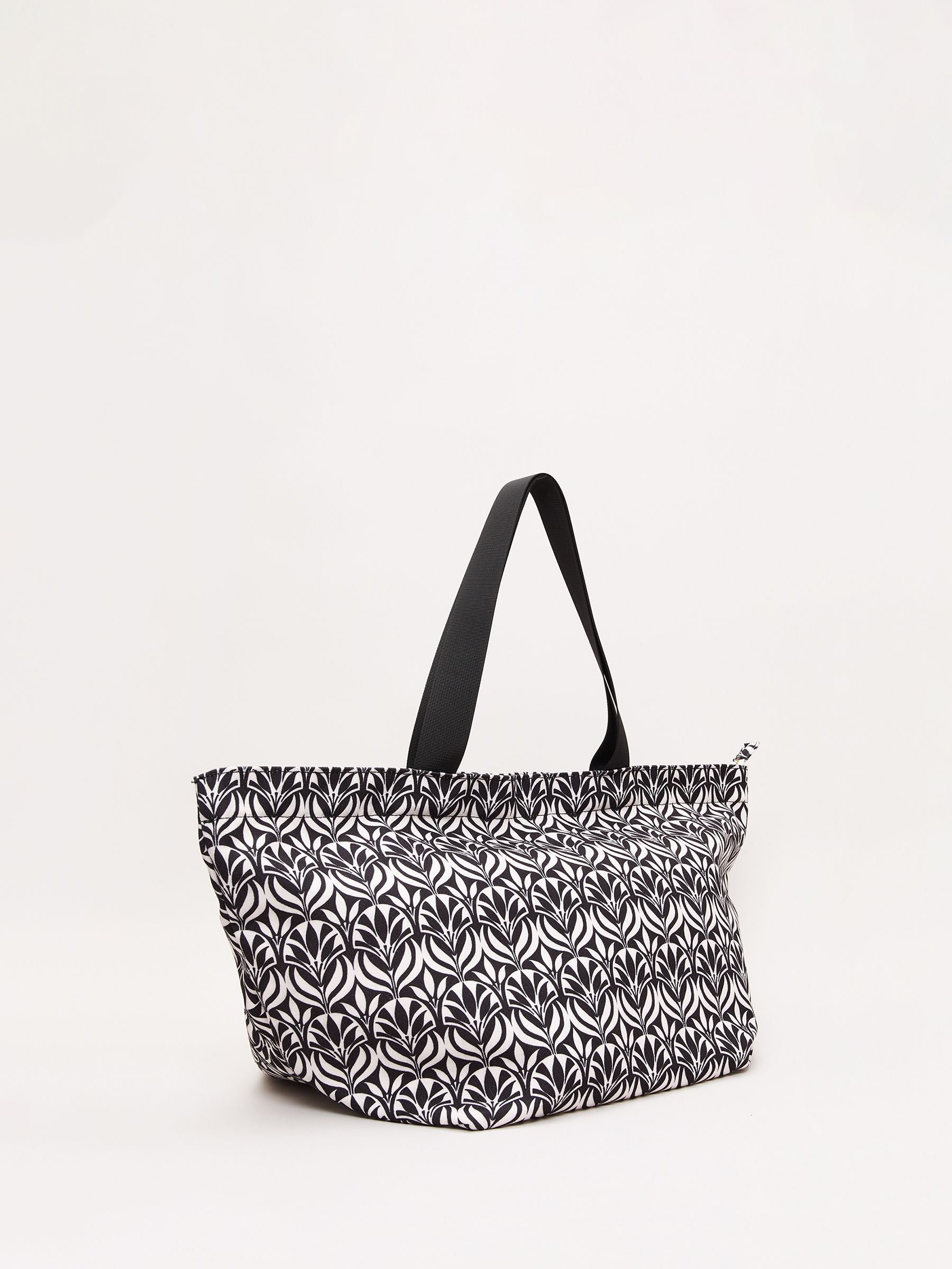 Phase Eight black printed large beach bag, imported from the UK
