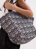 Phase Eight black printed large beach bag, imported from the UK