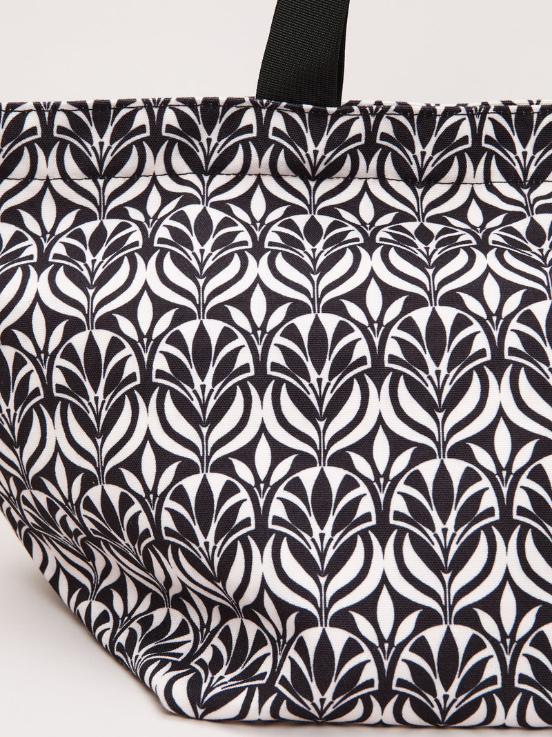 Phase Eight black printed large beach bag, imported from the UK