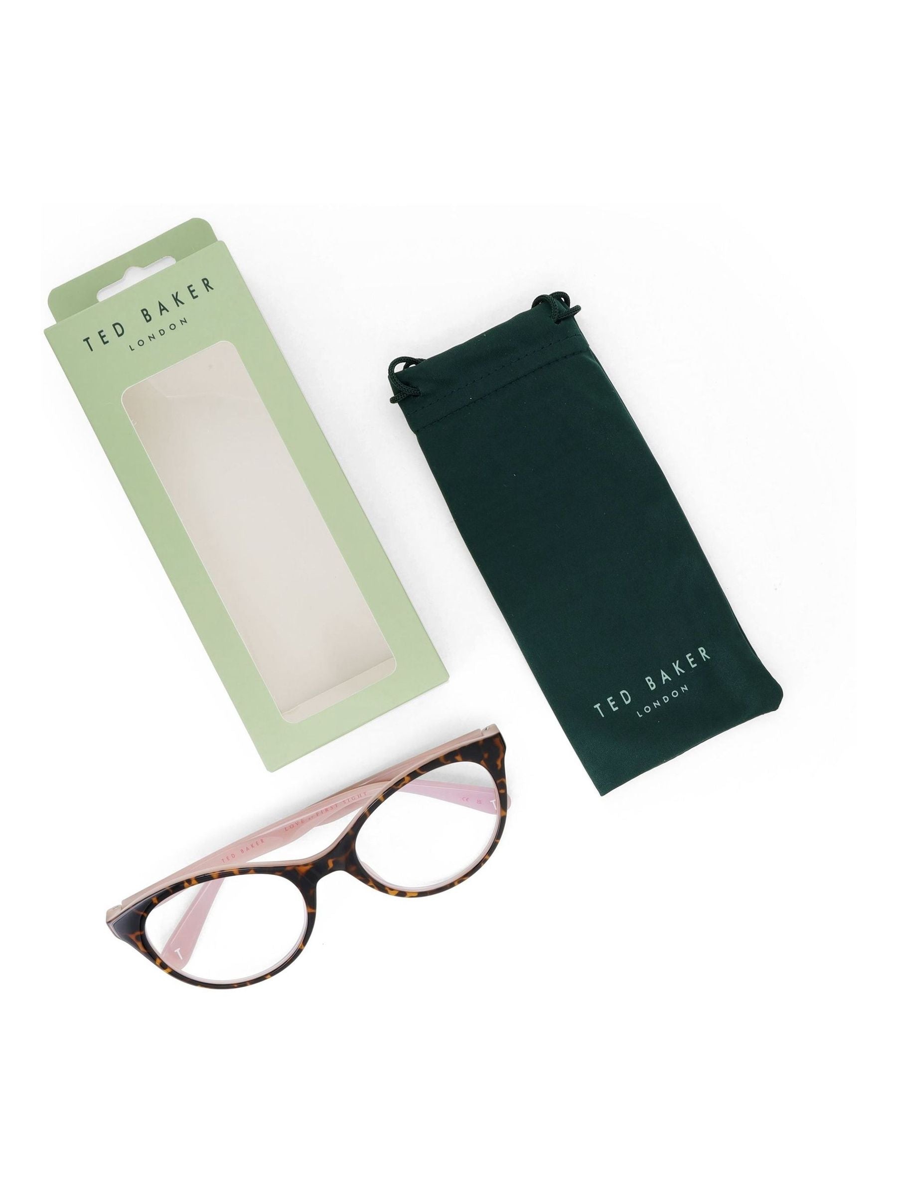 Ted Baker tortoiseshell reading glasses +2, imported from the UK