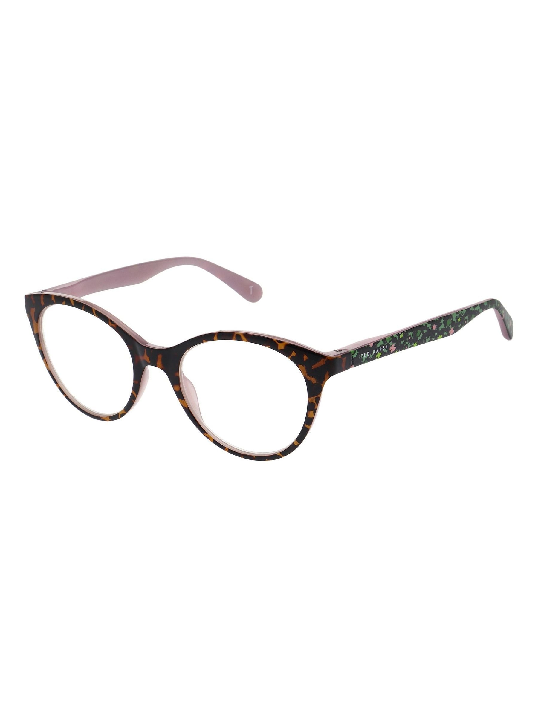 Ted Baker brown cat-eye reading glasses +3, imported from the UK