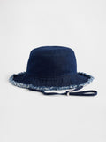 Gap dark wash denim bucket hat for children - British product