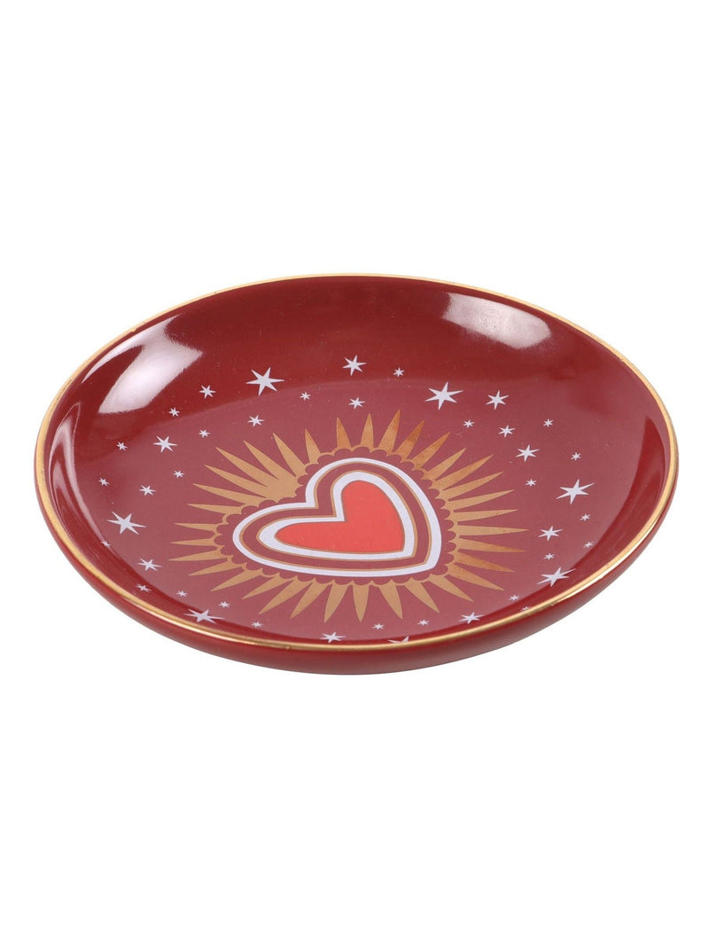 Something Different Red Sacred Heart trinket dish (British brand)